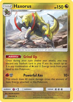 Haxorus/236 - SM  Unified Minds Holofoil-1