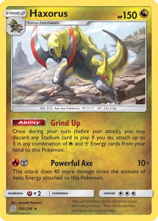 Haxorus/236 - SM  Unified Minds Holofoil-1