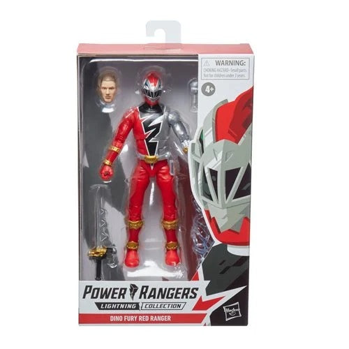 Power Rangers Lightning Collection – Figura de 6 pulgadas Dino Fury Red Ranger (UPC: 195166152196)