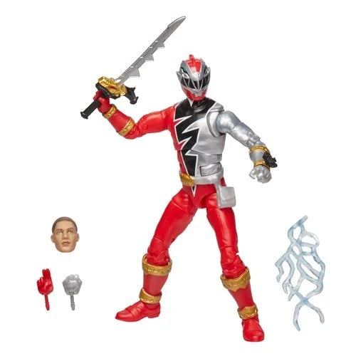 Power Rangers Lightning Collection – Figura de 6 pulgadas Dino Fury Red Ranger (UPC: 195166152196)
