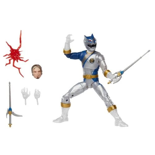 Power Rangers Lightning Collection – Figura de 6 Pulgadas Lunar Wolf Ranger de Wild Force (UPC: 195166152226)