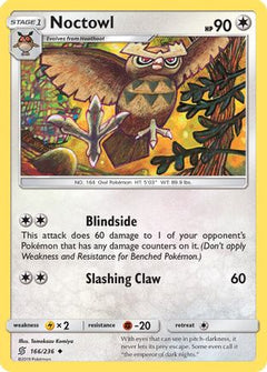Noctowl 166/236 - SM  Unified Minds Reverse Holofoil-1