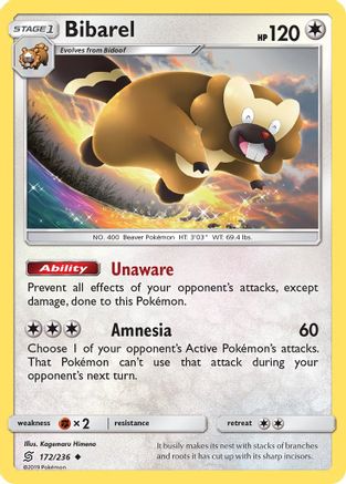 Bibarel/236 - SM  Unified Minds-1