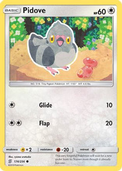 Pidove 174/236 - SM  Unified Minds Reverse Holofoil-1