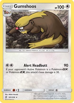 Gumshoos/236 - SM  Unified Minds Reverse Holofoil-1