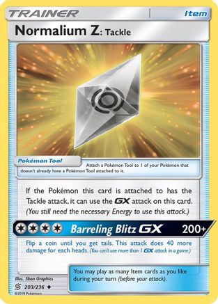 Normalium Z: Tackle/236 - SM  Unified Minds-1