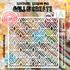 AALL and Create #196 - 6"x6" Stencil - Adinkra-1