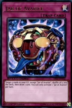 Jar of Avarice (SS03-ENV02) - Speed Duel Decks: Ultimate Predators 1st Edition-1