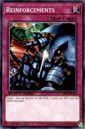 Reinforcements (SS03-ENA26) - Speed Duel Decks: Ultimate Predators 1st Edition-1