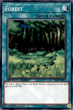 Forest (SS03-ENB17) - Speed Duel Decks: Ultimate Predators 1st Edition-1