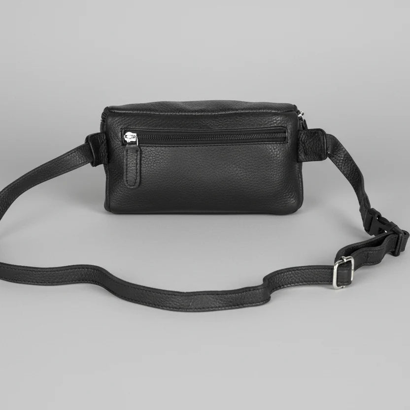 Greenwood Leather Belt Bag. Premium Top-Grain Leather Waist Pack & Crossbody Sling-2