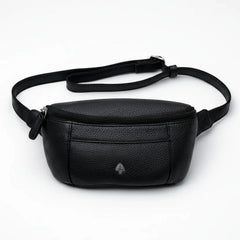 Greenwood Leather Belt Bag. Premium Top-Grain Leather Waist Pack & Crossbody Sling-1