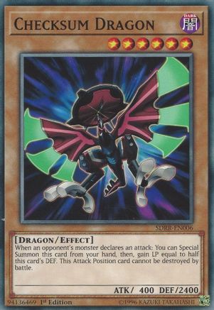 Checksum Dragon (SDRR-EN006) - Structure Deck: Rokket Revolt 1st Edition-1