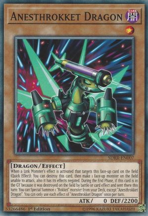 Anesthrokket Dragon (SDRR-EN007) - Structure Deck: Rokket Revolt 1st Edition