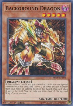 Background Dragon (MP19-EN008) - 2019 Gold Sarcophagus Tin Mega Pack 1st Edition-1