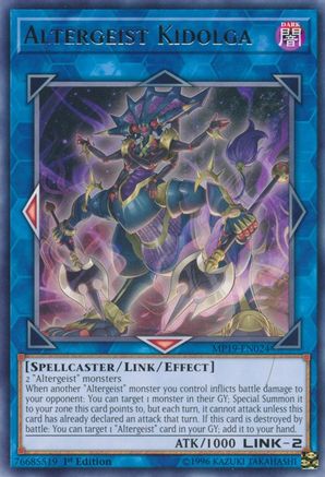 Altergeist Kidolga (MP19-EN024) - 2019 Gold Sarcophagus Tin Mega Pack 1st Edition-1