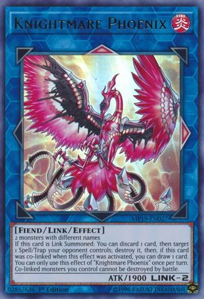 Knightmare Phoenix (MP19-EN027) - 2019 Gold Sarcophagus Tin Mega Pack Unlimited-1