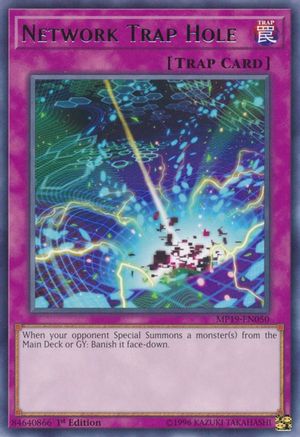 Network Trap Hole (MP19-EN050) - 2019 Gold Sarcophagus Tin Mega Pack 1st Edition-1