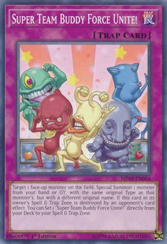 Super Team Buddy Force Unite! (MP19-EN054) - 2019 Gold Sarcophagus Tin Mega Pack 1st Edition-1