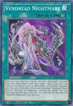 Vendread Nightmare (MP19-EN058) - 2019 Gold Sarcophagus Tin Mega Pack 1st Edition-1