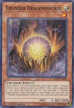 Thunder Dragonmatrix (MP19-EN166) - 2019 Gold Sarcophagus Tin Mega Pack Unlimited-1