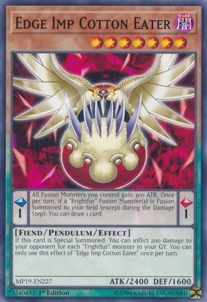 Edge Imp Cotton Eater (MP19-EN227) - 2019 Gold Sarcophagus Tin Mega Pack 1st Edition-1