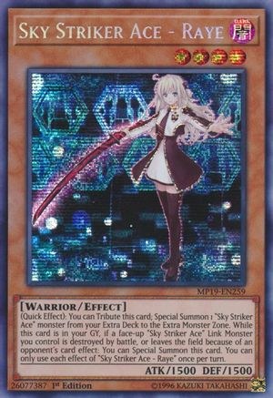 Sky Striker Ace - Raye (MP19-EN259) - 2019 Gold Sarcophagus Tin Mega Pack Unlimited-1