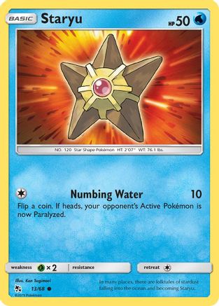 Staryu 13/68 - Hidden Fates Reverse Holofoil-1