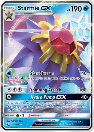 Starmie GX 14/68 - Hidden Fates Holofoil-1