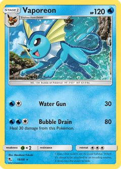 Vaporeon 18/68 - Hidden Fates Holofoil-1