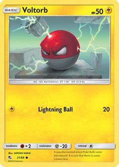 Voltorb 21/68 - Hidden Fates-1