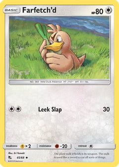 Farfetch'd 45/68 - Hidden Fates Reverse Holofoil-1