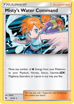 Misty's Water Command 63/68 - Hidden Fates Reverse Holofoil-1