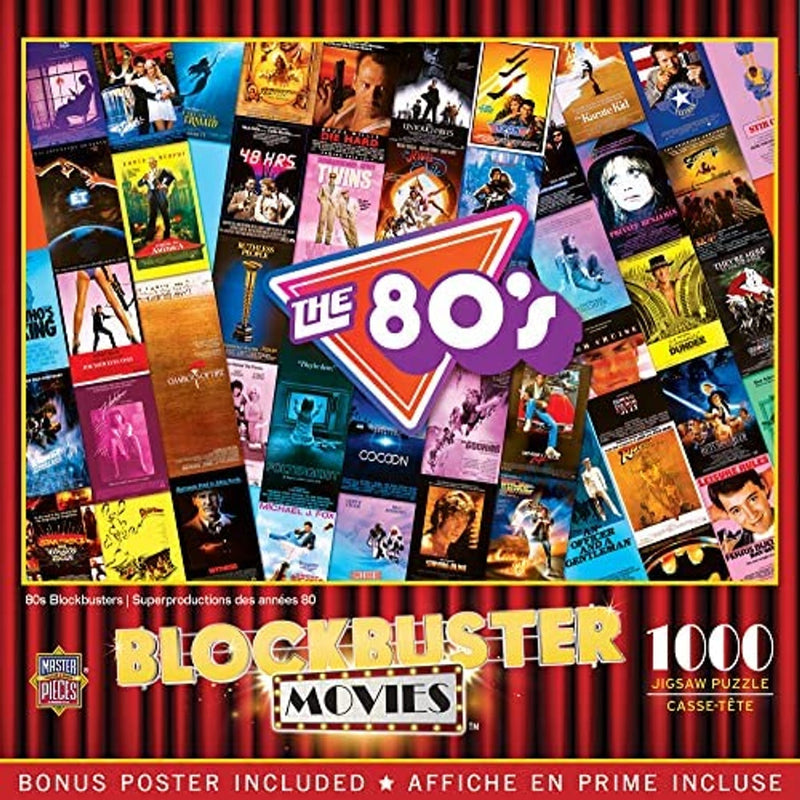 1980's Blockbusters 1000pc Puzzle-1