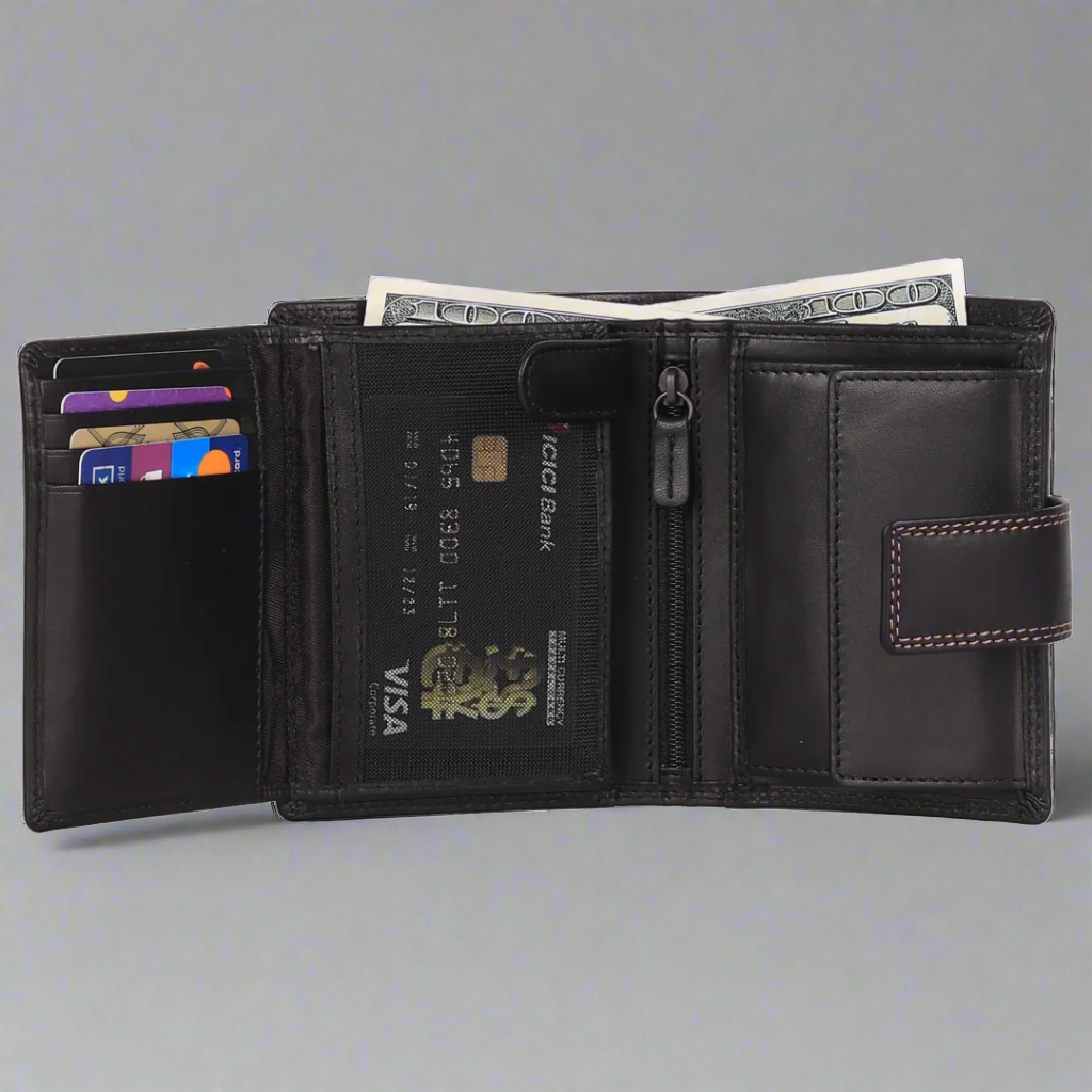 MET Men's Fashion Leather Wallet-9