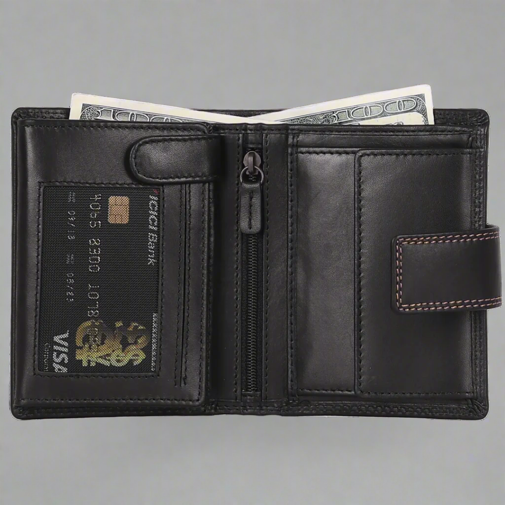 MET Men's Fashion Leather Wallet-8