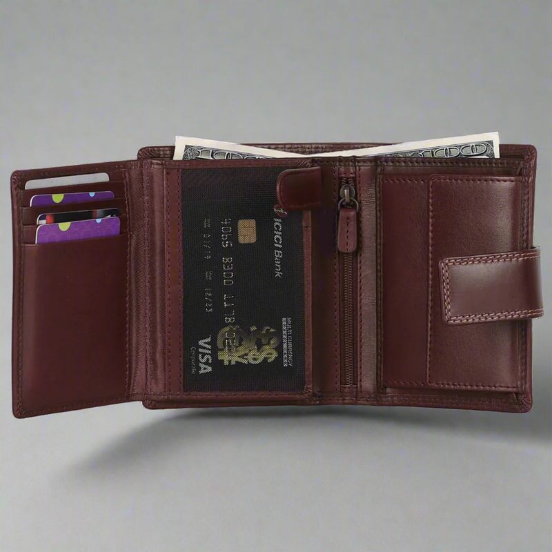 MET Men's Fashion Leather Wallet-3