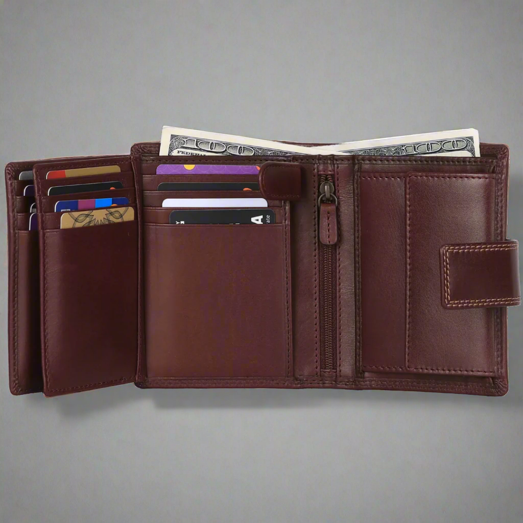 MET Men's Fashion Leather Wallet-4