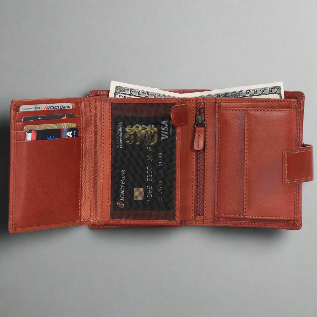 MET Men's Fashion Leather Wallet-14