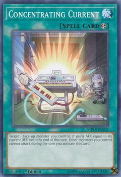 Concentrating Current (MP19-EN202) - 2019 Gold Sarcophagus Tin Mega Pack 1st Edition-1