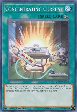 Concentrating Current (MP19-EN202) - 2019 Gold Sarcophagus Tin Mega Pack 1st Edition-1