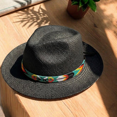 Turquoise Handmade Beaded Hatband-1