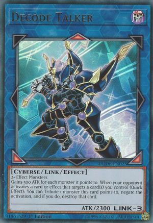 Decode Talker (DUDE-EN023) - Duel Devastator 1st Edition-1