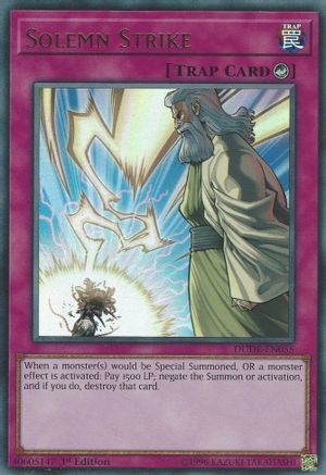 Solemn Strike (DUDE-EN055) - Duel Devastator 1st Edition-1