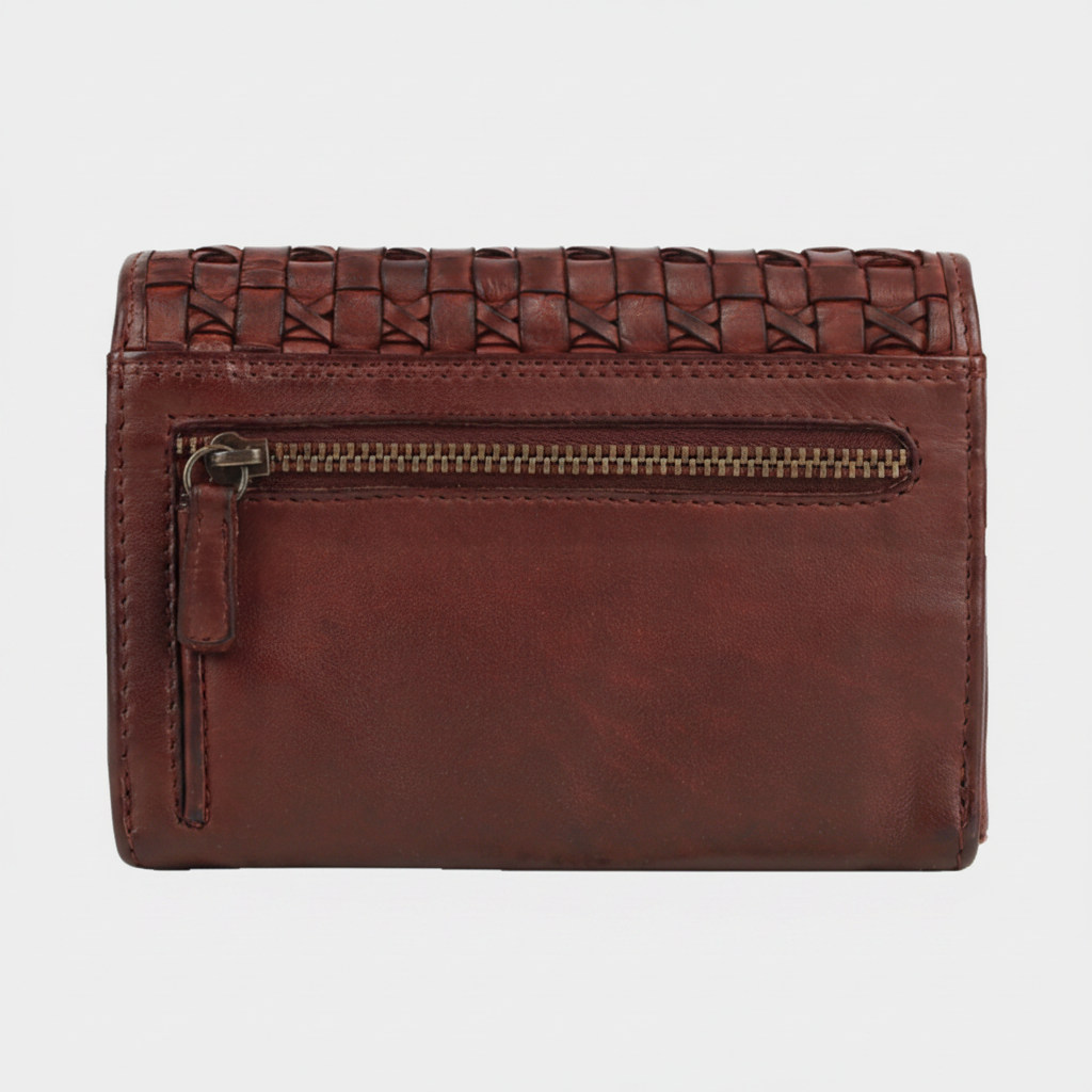MET Women’s Leather Crosswoven Wallet-5