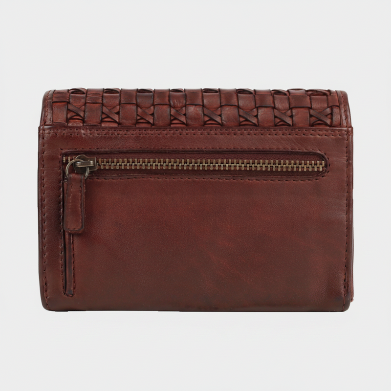 MET Women’s Leather Crosswoven Wallet-5