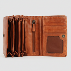 MET Women’s Leather Crosswoven Wallet-3