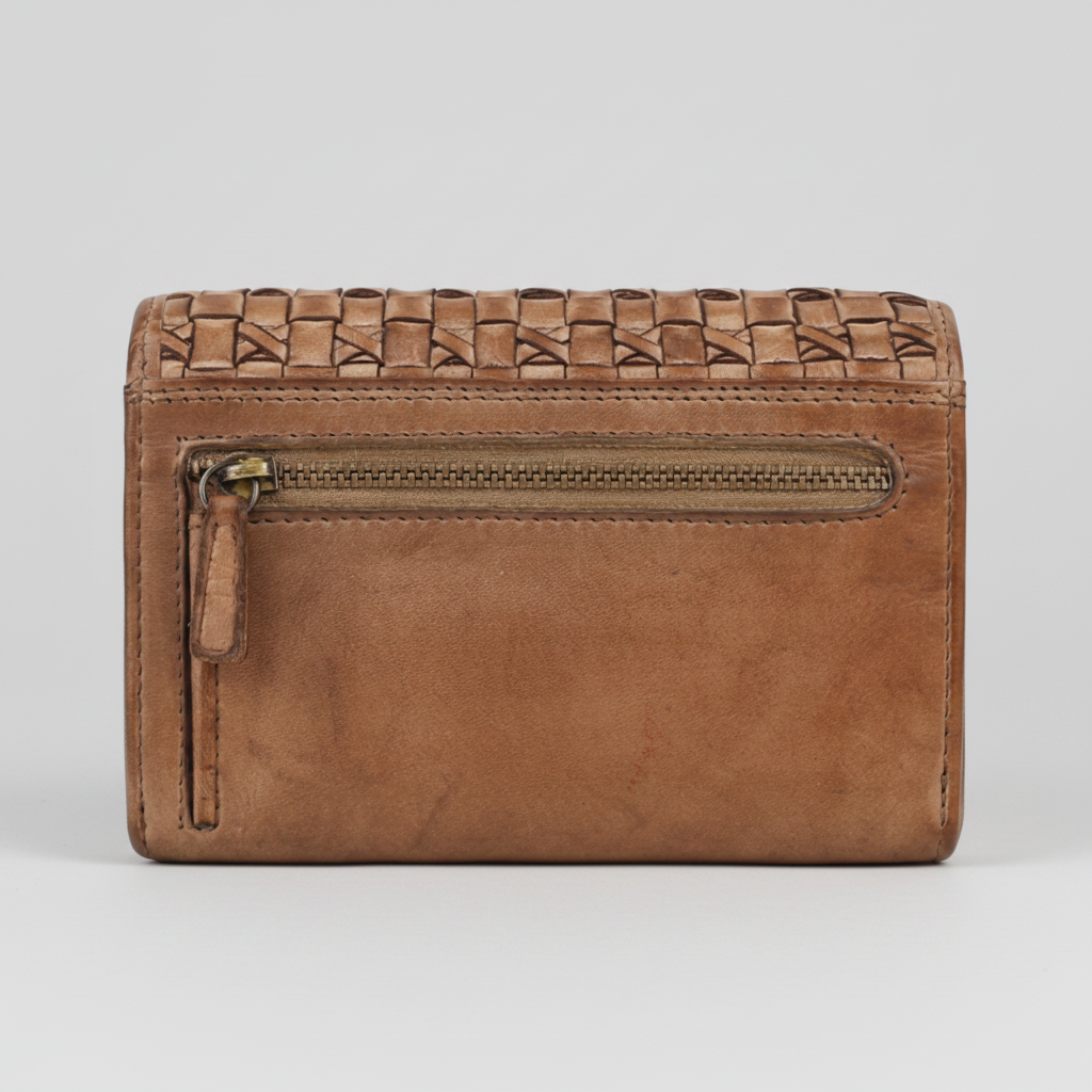 MET Women’s Leather Crosswoven Wallet-11