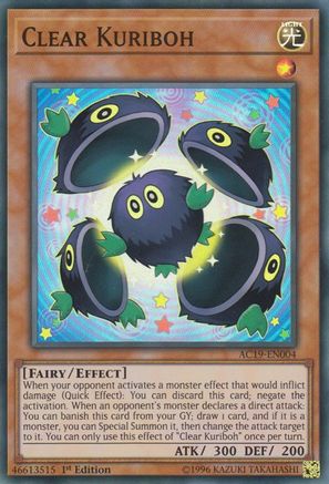 Clear Kuriboh (AC19-EN004) - Advent Calendar 2019 1st Edition-1