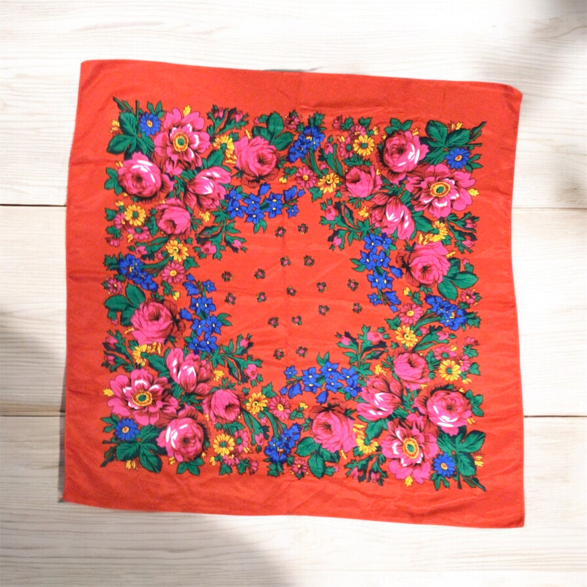 Scarlet( Red)Kokum Scarf-3